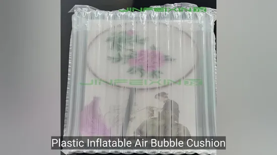 Película de burbujas de aire inflable de burbujas blancas biodegradables para embalaje, plástico protector acolchado