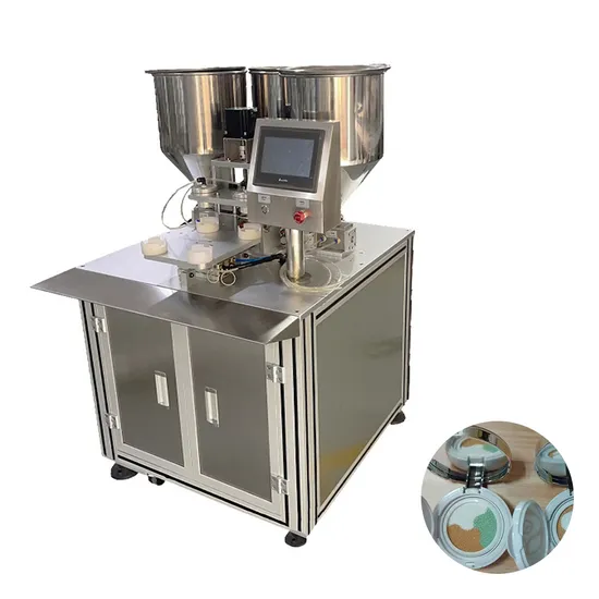 Double Head Liquid Filling Machine Air Cushion Foundation Filling Machine 
