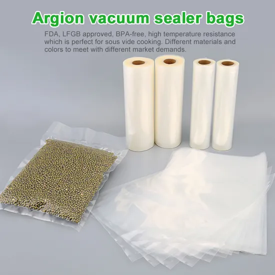 Bolsas de vacío planas transparentes para selladoras de vacío de cámara