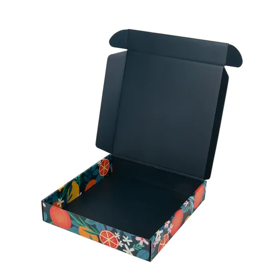 Caja de cartón corrugado de lujo personalizada para regalo, pastel, comida, envío de pizza, venta al por mayor