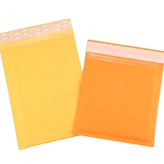 Bolsa de embalaje de burbujas de papel kraft duradera, impermeable y respetuosa con el medio ambiente