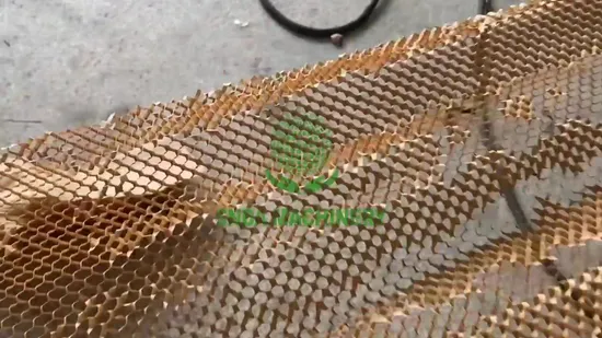 Máquina para fabricar papel de embalaje de nido de abeja, corte de papel de nido de abeja y fabricación de papel de nido de abeja