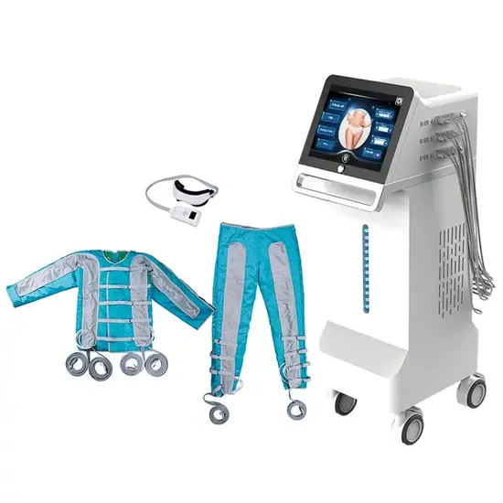 Máquina de presoterapia desintoxicante con 24 bolsas de aire 3 en 1 para drenaje linfático infrarrojo, masaje corporal y ocular.