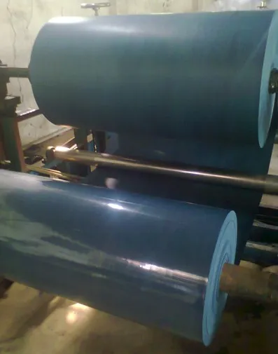 6520 Papel de pescado con película de color azul