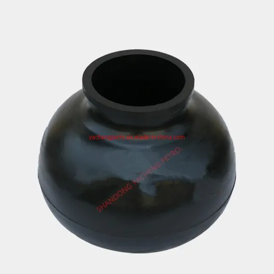 Cápsula/Vejiga/Cámara de aire/Amortiguador de pulsaciones de bolsa de aire de goma para bomba de lodo